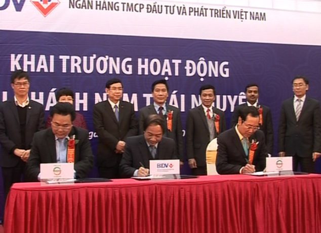 BIDV Chi nhánh Nam Thái Nguyên ký kết thỏa thuận hợp tác cung ứng tín dụng với Tập đoàn An Khánh